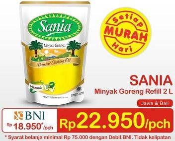 Promo Harga SANIA Minyak Goreng 2 ltr - Indomaret