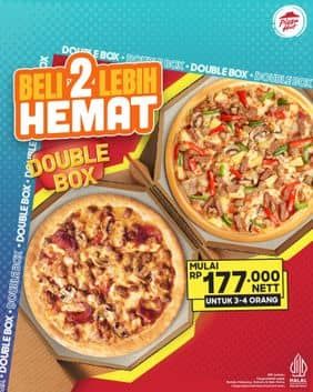 Promo Harga Pizza Hut Double Box  - Pizza Hut