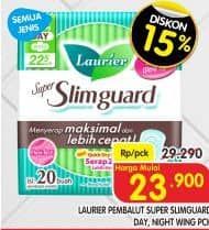 Promo Harga Laurier Super Slimguard Day/Night  - Superindo