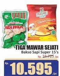 Promo Harga TIGA MAWAR SEJATI Bakso Sapi Super 150 gr - Hari Hari