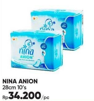 Promo Harga Bagus Nina Anion 28cm 10 pcs - Guardian