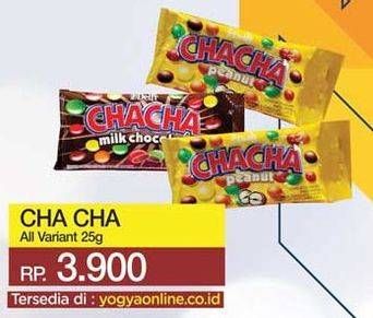 Promo Harga DELFI CHA CHA Chocolate All Variants 25 gr - Yogya