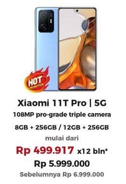 Promo Harga Xiaomi 11T Pro 8 GB + 256 GB, 12 GB + 256 GB  - Erafone