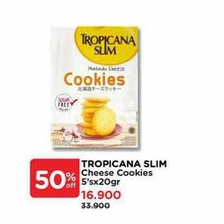 Promo Harga Tropicana Slim Cookies Hokkaido Cheese 100 gr - Watsons