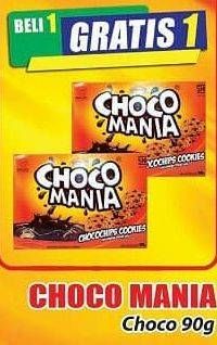 Promo Harga CHOCO MANIA Choco Chip Cookies 90 gr - Hari Hari
