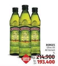 Promo Harga BORGES Olive Oil All Variants 1000 ml - LotteMart