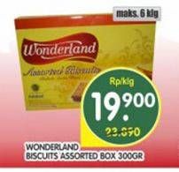 Promo Harga WONDERLAND Assorted Biscuits 300 gr - Superindo