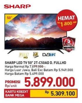 Promo Harga SHARP 2T-C50AD1i Full-HD 50"  - Carrefour