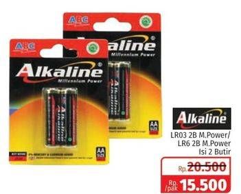 Promo Harga ABC Battery Alkaline LR03/AAA, LR6/AA 2 pcs - Lotte Grosir