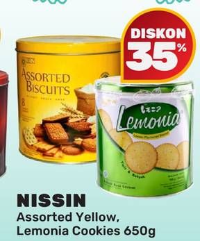 Promo Harga NISSIN Assortes Biscuit/Lemonia 700gr  - Yogya