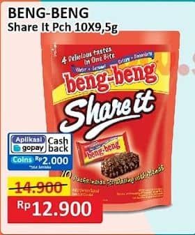 Promo Harga Beng-beng Share It per 10 pcs 9 gr - Alfamart