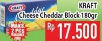 Promo Harga KRAFT Cheese Cheddar 180 gr - Hypermart