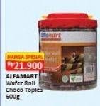 Promo Harga ALFAMART Wafer Roll Cokelat 600 gr - Alfamart