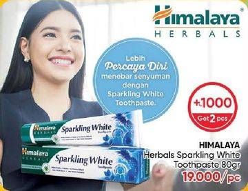 Promo Harga Himalaya Toothpaste Sparkling White 80 gr - Guardian