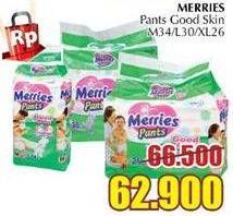 Promo Harga MERRIES Pants Good Skin M34, L30, XL26  - Giant