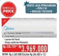 Promo Harga MIDEA MSFC-09CRN1 - AC 1PK  - Hypermart