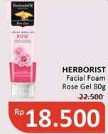Promo Harga HERBORIST Facial Wash Gel Rose 80 gr - Alfamidi