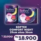 Promo Harga Softex Comfort Night Wing 29cm, Wing 36cm 12 pcs - Alfamidi