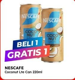 Promo Harga Nescafe Ready to Drink Coconut Latte 220 ml - Alfamart