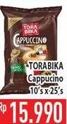 Promo Harga Torabika Cappuccino per 10 sachet 25 gr - Hypermart