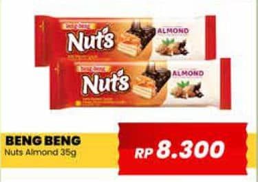 Promo Harga Beng-beng Wafer Nuts Almond 35 gr - Yogya