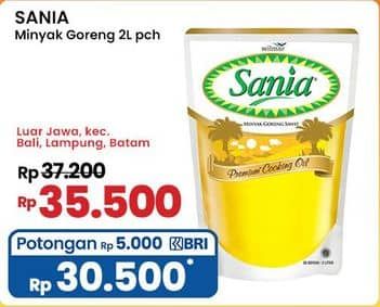 Promo Harga Sania Minyak Goreng 2000 ml - Indomaret