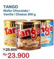 Promo Harga TANGO Wafer Chocolate, Vanilla Milk, Cheese 300 gr - Indomaret