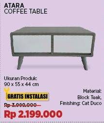 Promo Harga Atara Coffe Table  - COURTS