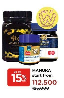 Promo Harga MANUKA Honey Health  - Watsons