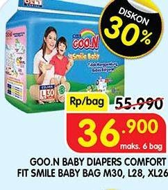Promo Harga Goon Smile Baby Comfort Fit Pants L28, M30, XL26 26 pcs - Superindo