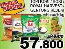 Promo Harga Topi Koki/Hoki/ Royal Harvest/Gentong Rejeki Beras  - Giant
