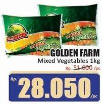 Promo Harga GOLDEN FARM Mixed Vegetables 1000 gr - Hari Hari