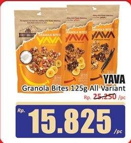 Promo Harga Yava Granola Bites All Variants 125 gr - Hari Hari