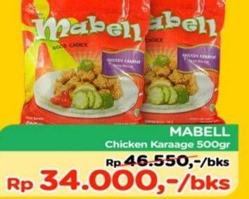 Promo Harga MABELL Chicken Karaage 500 gr - TIP TOP