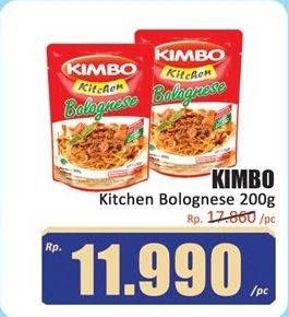 Promo Harga Kimbo Kitchen Siap Santap Bolognese 200 gr - Hari Hari