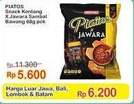 Promo Harga Piattos Snack Kentang Jawara Sambal Bawang 70 gr - Indomaret