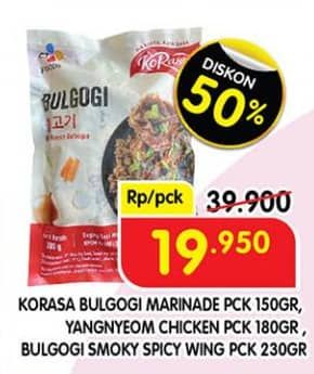 Promo Harga Korasa Chicken  - Superindo