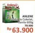 Promo Harga ANLENE Actifit 3x High Calcium Cokelat, Vanilla 600 gr - Alfamidi