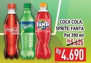 Promo Harga Coca Cola / Sprite / Fanta 390ml  - Hypermart