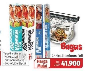 Promo Harga BAGUS Aluminium Foil All Variants  - Lotte Grosir