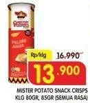 Promo Harga MISTER POTATO Snack Crisps All Variants  - Superindo