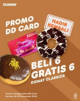 Promo Harga Promo DD Card  - Dunkin Donuts