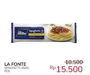 Promo Harga La Fonte Spaghetti 450 gr - Indomaret