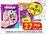 Promo Harga WHISKAS Kitten Cat Food All Variants per 5 pcs 450 gr - Superindo