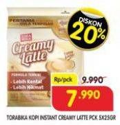 Promo Harga Torabika Creamy Latte per 5 sachet 25 gr - Superindo