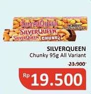 Promo Harga SILVER QUEEN Chunky Bar All Variants 95 gr - Alfamidi