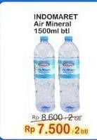 Promo Harga INDOMARET Air Mineral 1500 ml - Indomaret