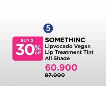 Promo Harga Somethinc Lipvocado Vegan Lip Treatment Tint All Variants  - Watsons