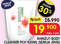 Promo Harga SHINZUI Body Cleanser All Variants 420 ml - Superindo