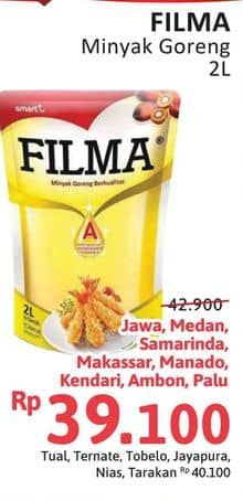 Promo Harga Filma Minyak Goreng 2000 ml - Alfamidi